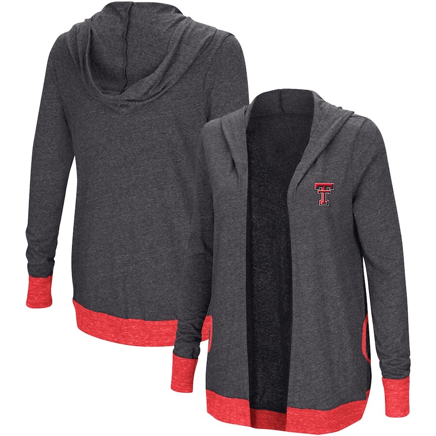 

Кардиган Colosseum Texas Tech Red Raiders, угольный