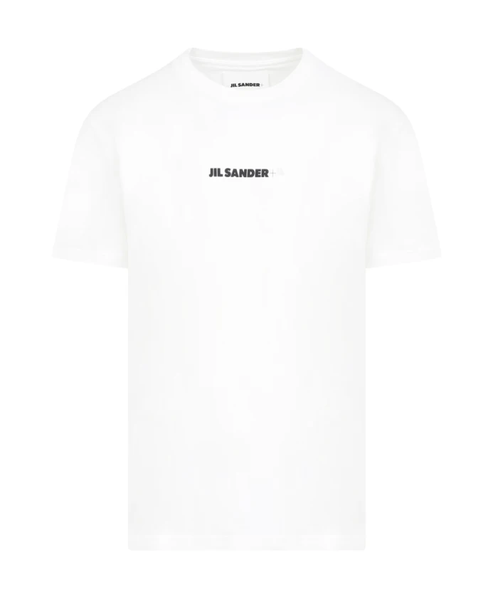 

Футболка S с круглым вырезом и коротким рукавом Jil Sander, белый