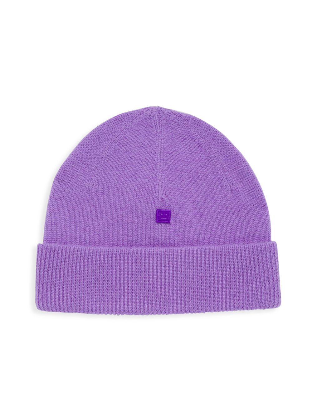Шерстяная шапка Kana Face Acne Studios, фиолетовый шерстяная шапка kana face acne studios фиолетовый