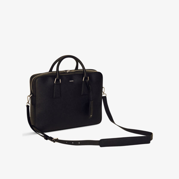 

Большой кожаный портфель Downtown Sandro, цвет bleus