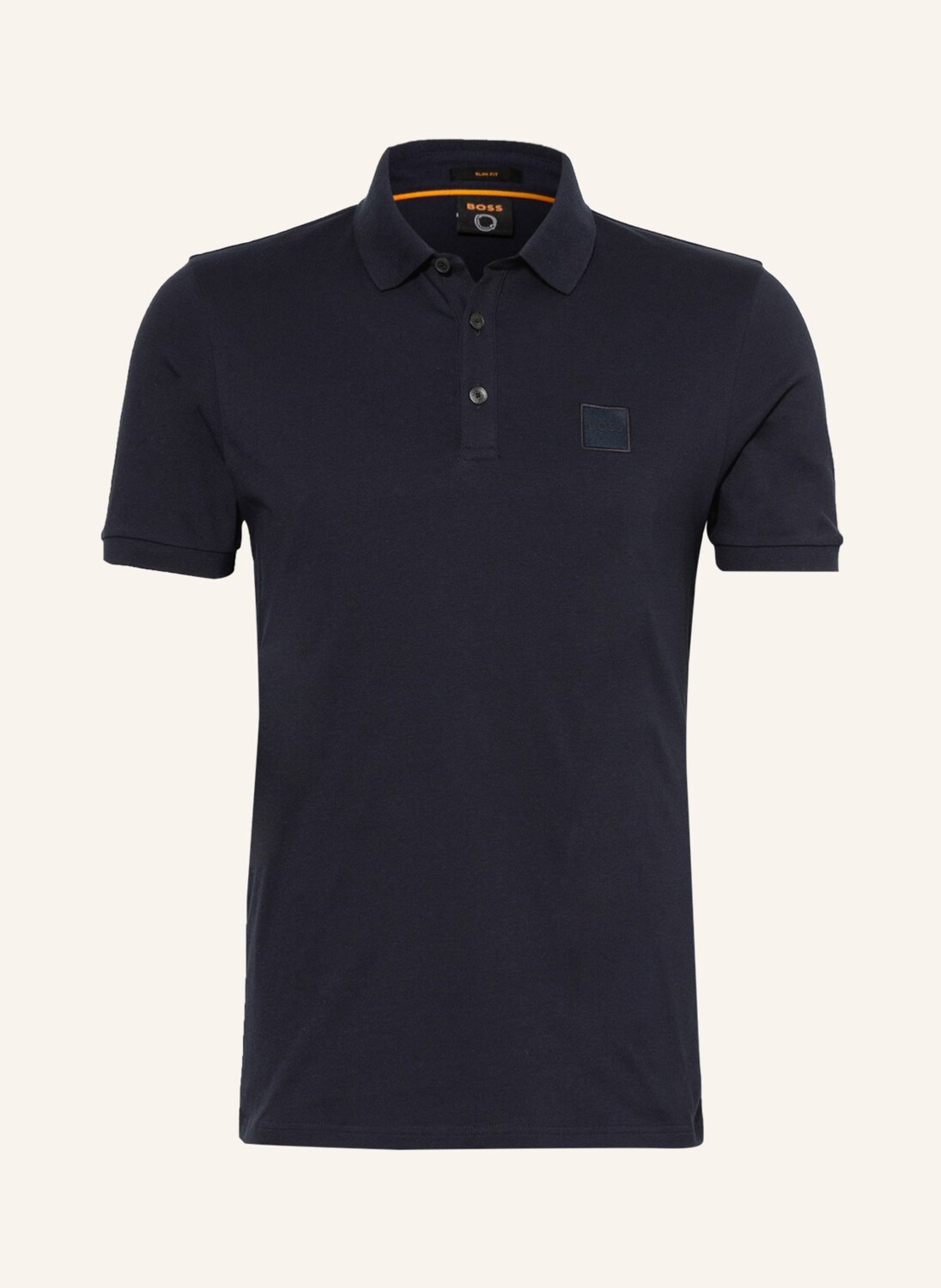 

Рубашка поло BOSS Piqué PASSENGER Slim Fit, темно-синий
