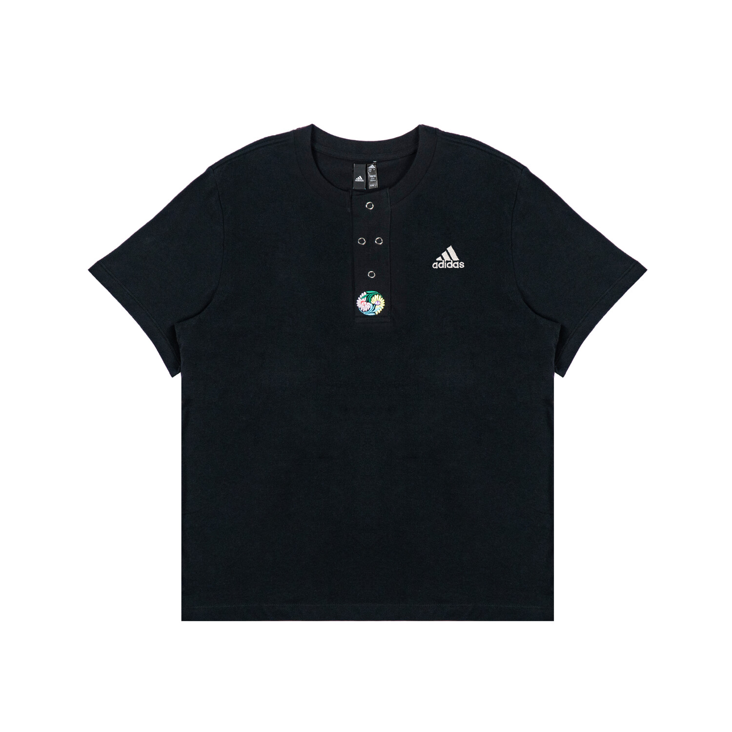 

Футболка унисекс черная Adidas, черный