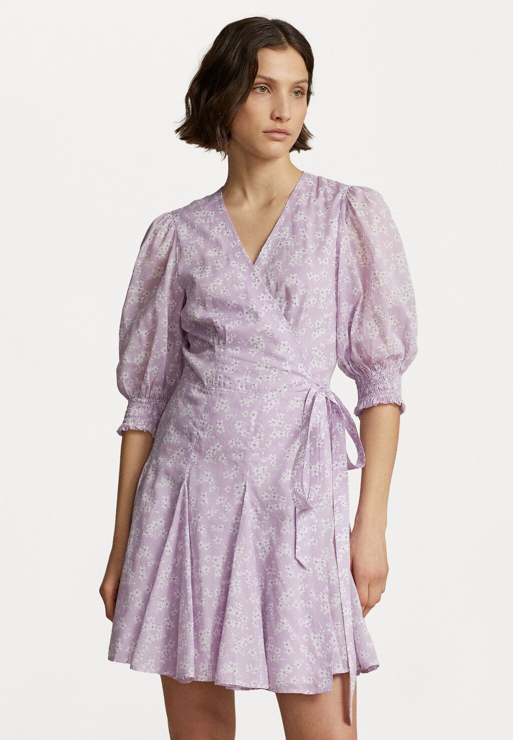 

Летнее платье Soma Short Sleeve Day Dress Polo Ralph Lauren, цвет vintage plum