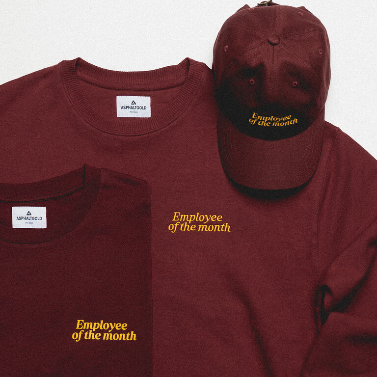 

Футболка Employee Of The Month Tee Asphaltgold, бордовый