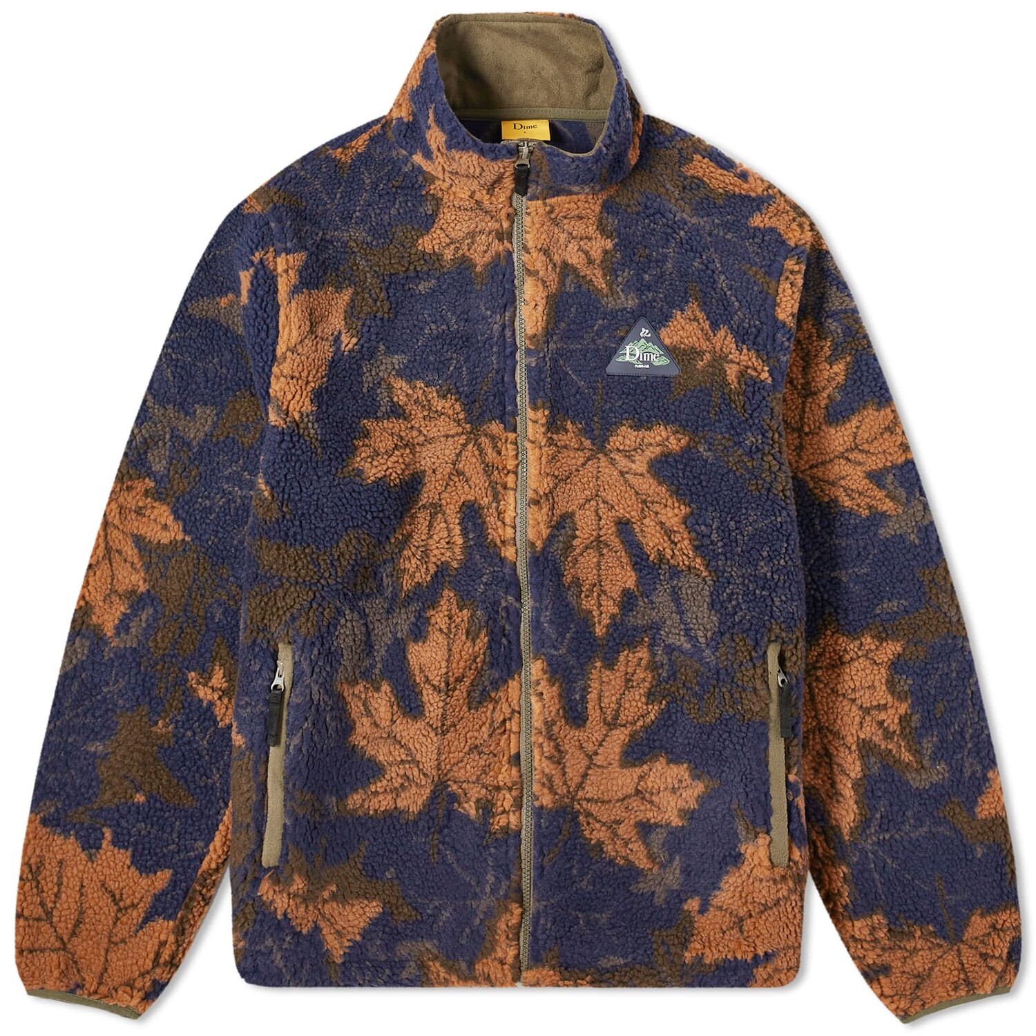 

Флис Dime Zip Through Canadian Sherpa, цвет Rust