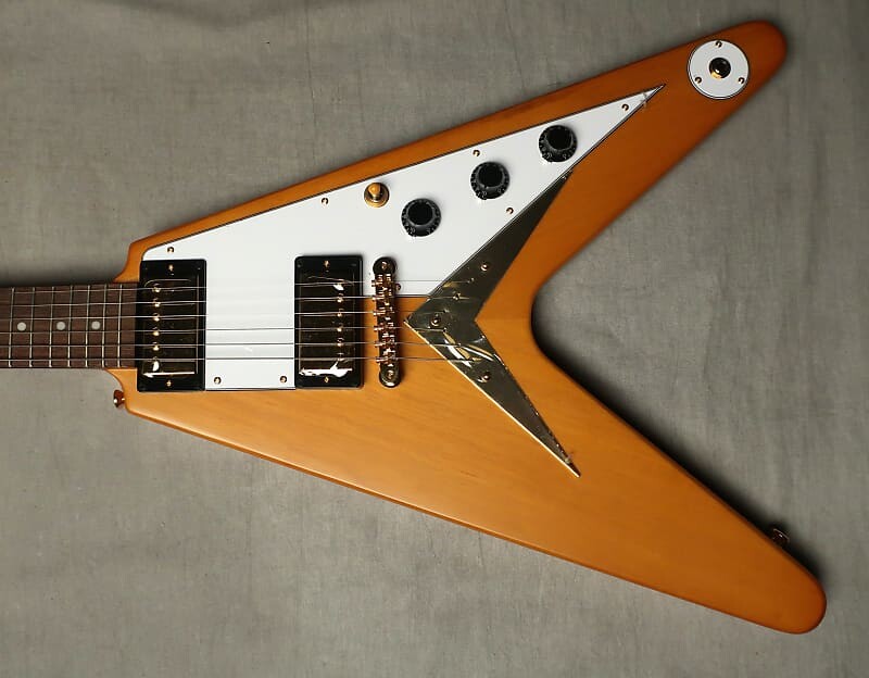 

Электрогитара Epiphone 1958 Korina Flying V 2023 Antique Natural