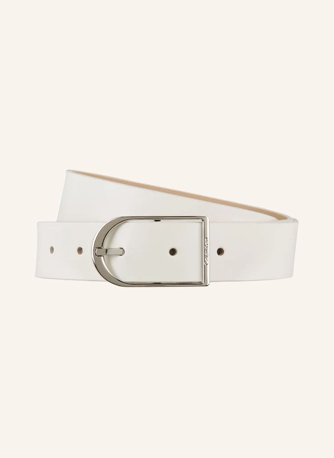 

Кожаный ремень Calvin Klein, белый