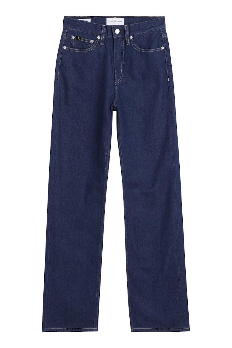 

Прямые джинсы с высокой талией Calvin Klein Jeans, синий