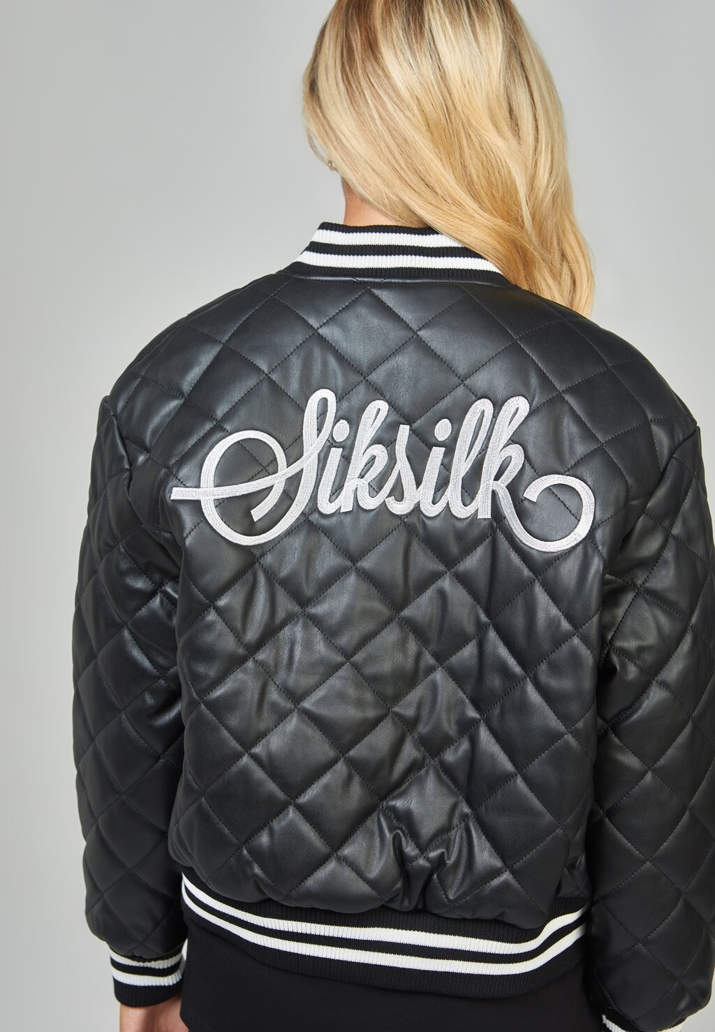 

Куртка из искусственной кожи SIKSILK, Серый