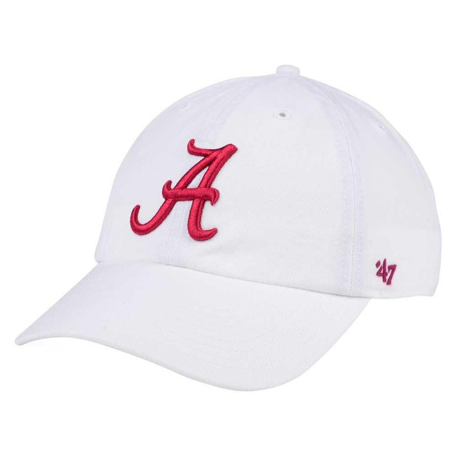 

Регулируемая шапка Alabama Crimson Tide '47 Clean Up — белая