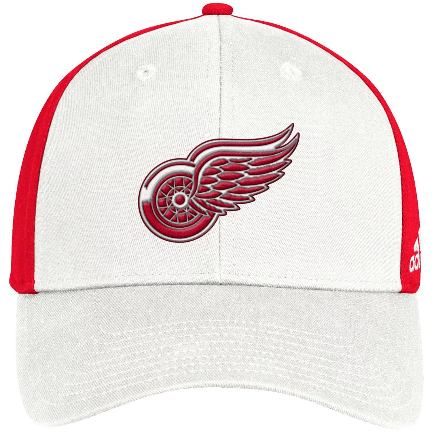 

Мужская регулируемая кепка adidas White/Red Detroit Red Wings Team