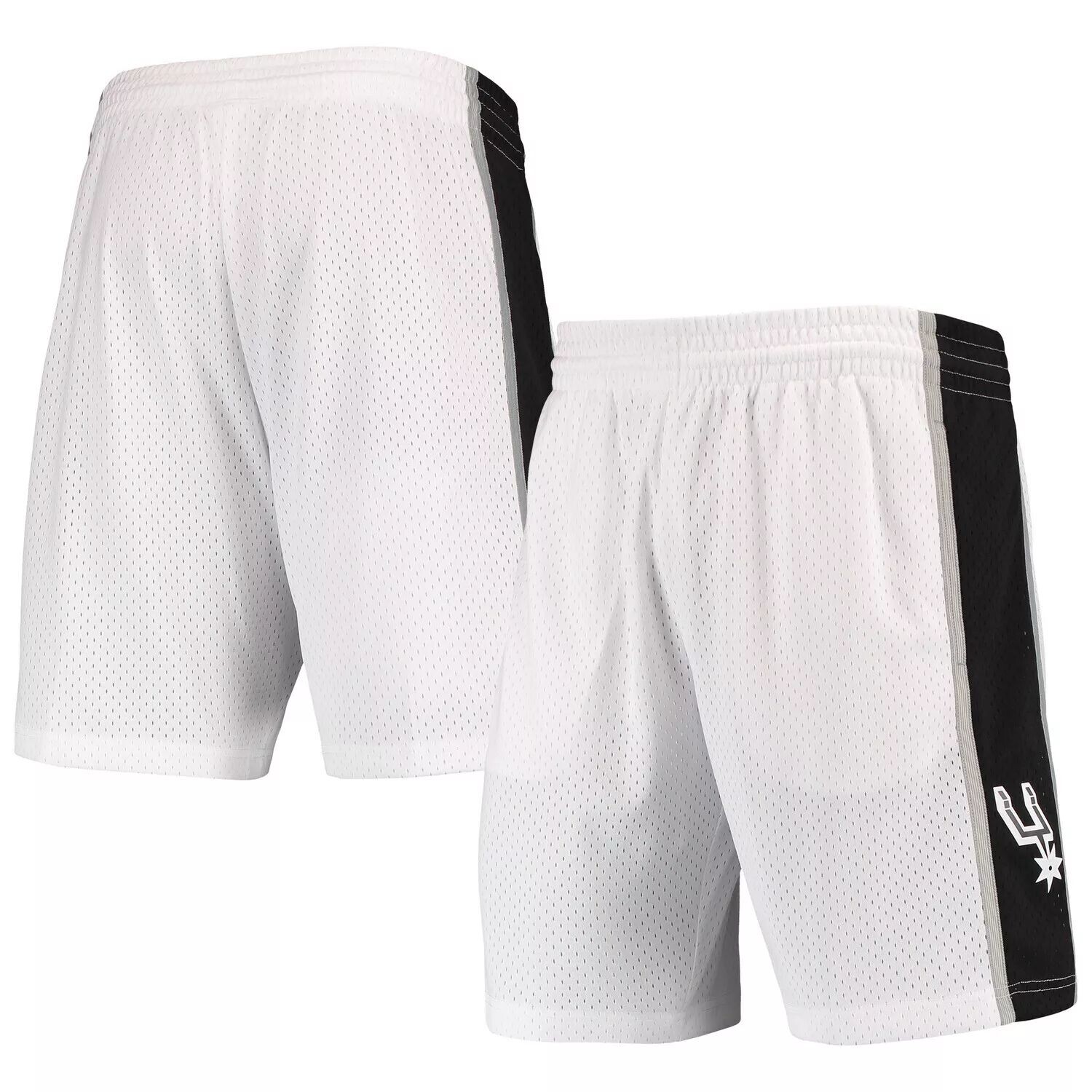 

Мужские белые шорты Swingman с логотипом Mitchell & Ness San Antonio Spurs Hardwood Classics Primary Logo