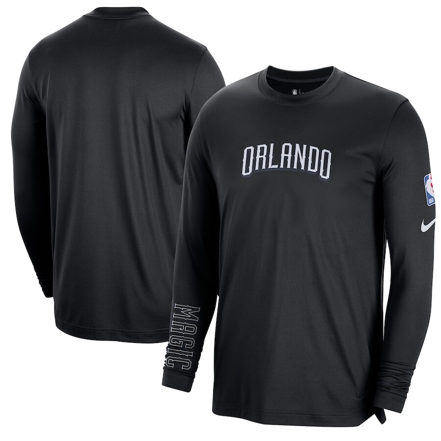 

Футболка с длинным рукавом Nike Orlando Magic, черный