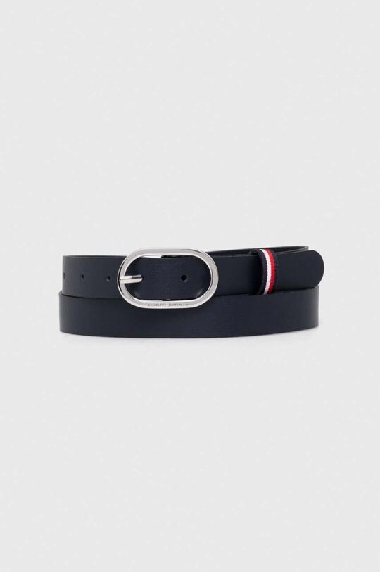 

Кожаный ремень Tommy Hilfiger, темно-синий