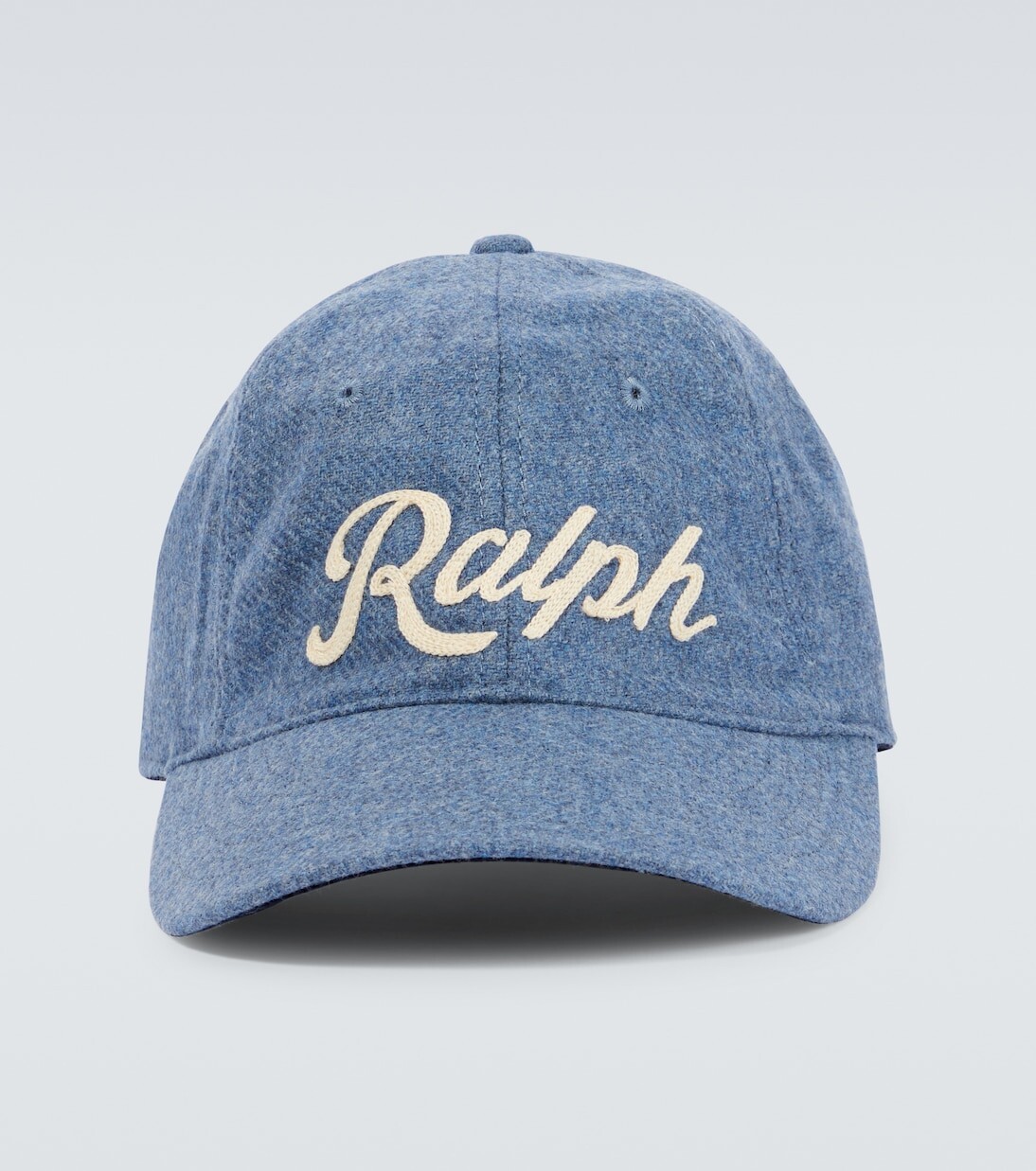 

Бейсболка с кожаной отделкой Polo Ralph Lauren, синий
