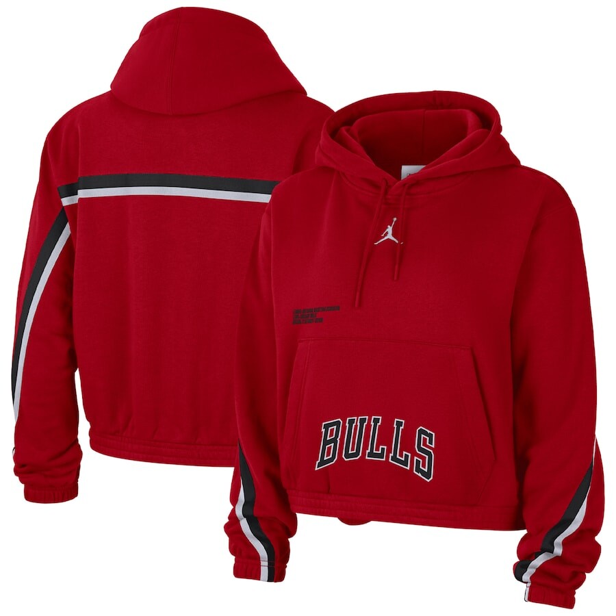 

Пуловер с капюшоном Jordan Brand Chicago Bulls, красный