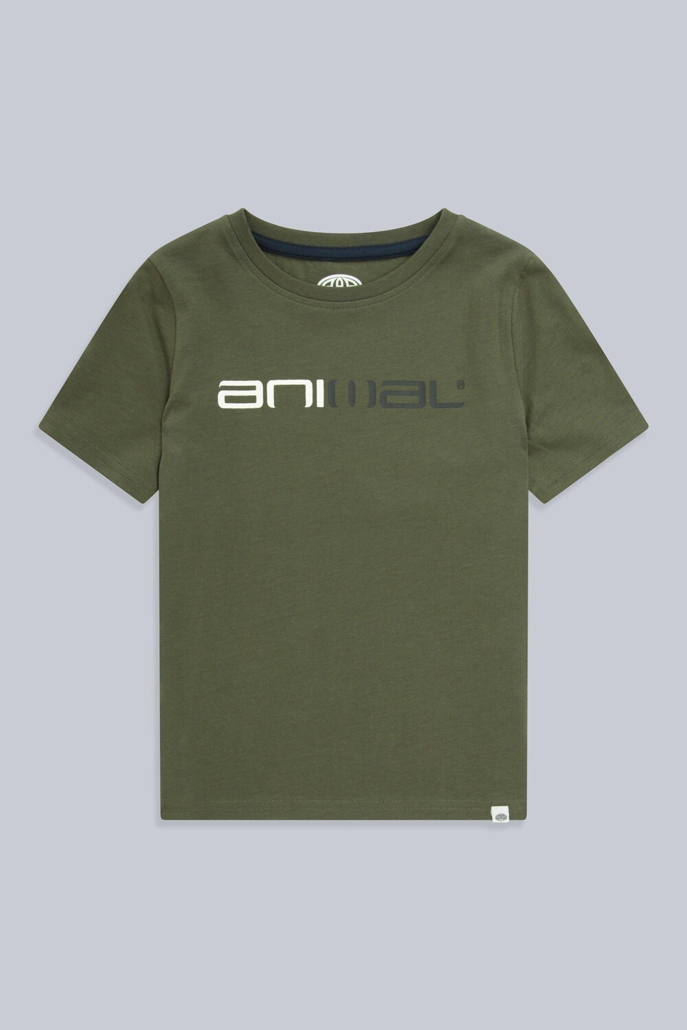 

Футболка Alex Organic Classic Tee с короткими рукавами и круглым вырезом Animal, хаки