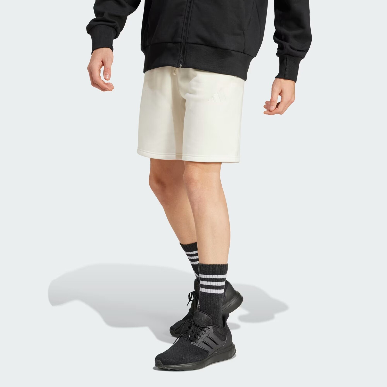 

ВСЕ SZN Флисовые шорты Adidas, цвет Off White