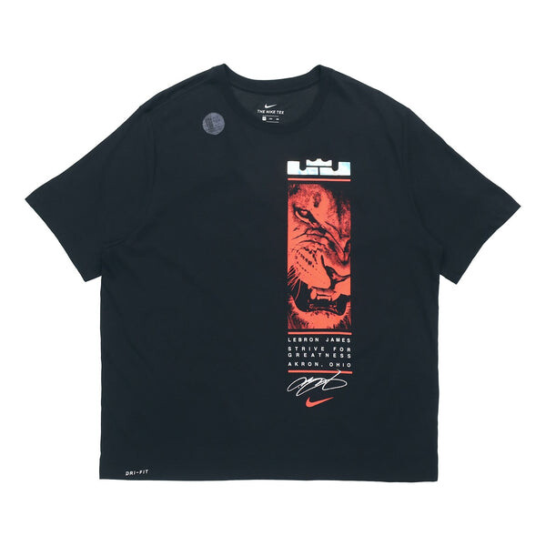 

Футболка Nike Dri-Fit Lebron James Lion King Short Sleeved Male Black, черный