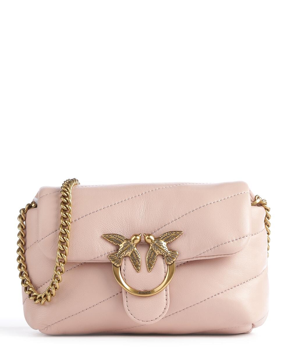 

Сумка на плечо Love Puff Baby из овчины Pinko, розовый