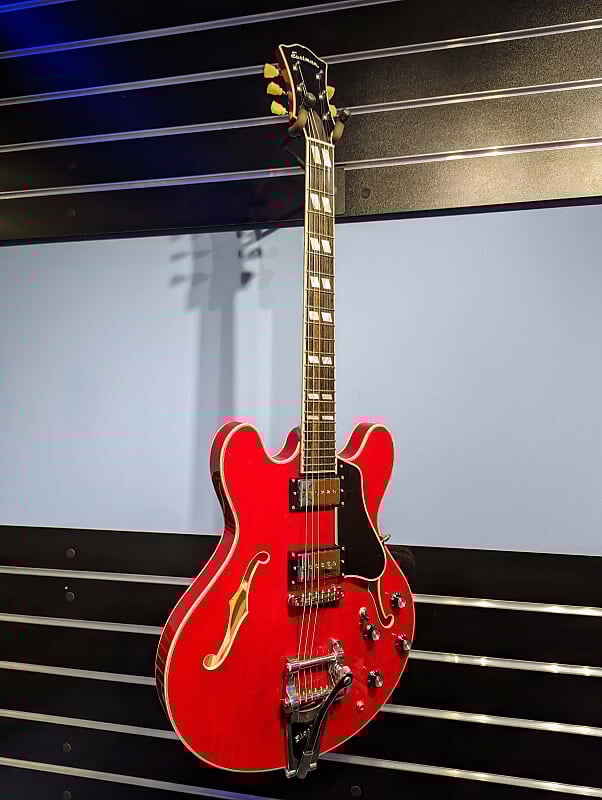 

Электрогитара Eastman T486B-RD Thinline Guitar w/ Hardshell Case