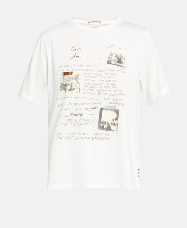 

Органик футболка Scotch & Soda, белый