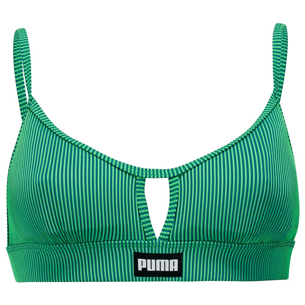 Топ бикини Puma Peek-A-Boo, зеленый