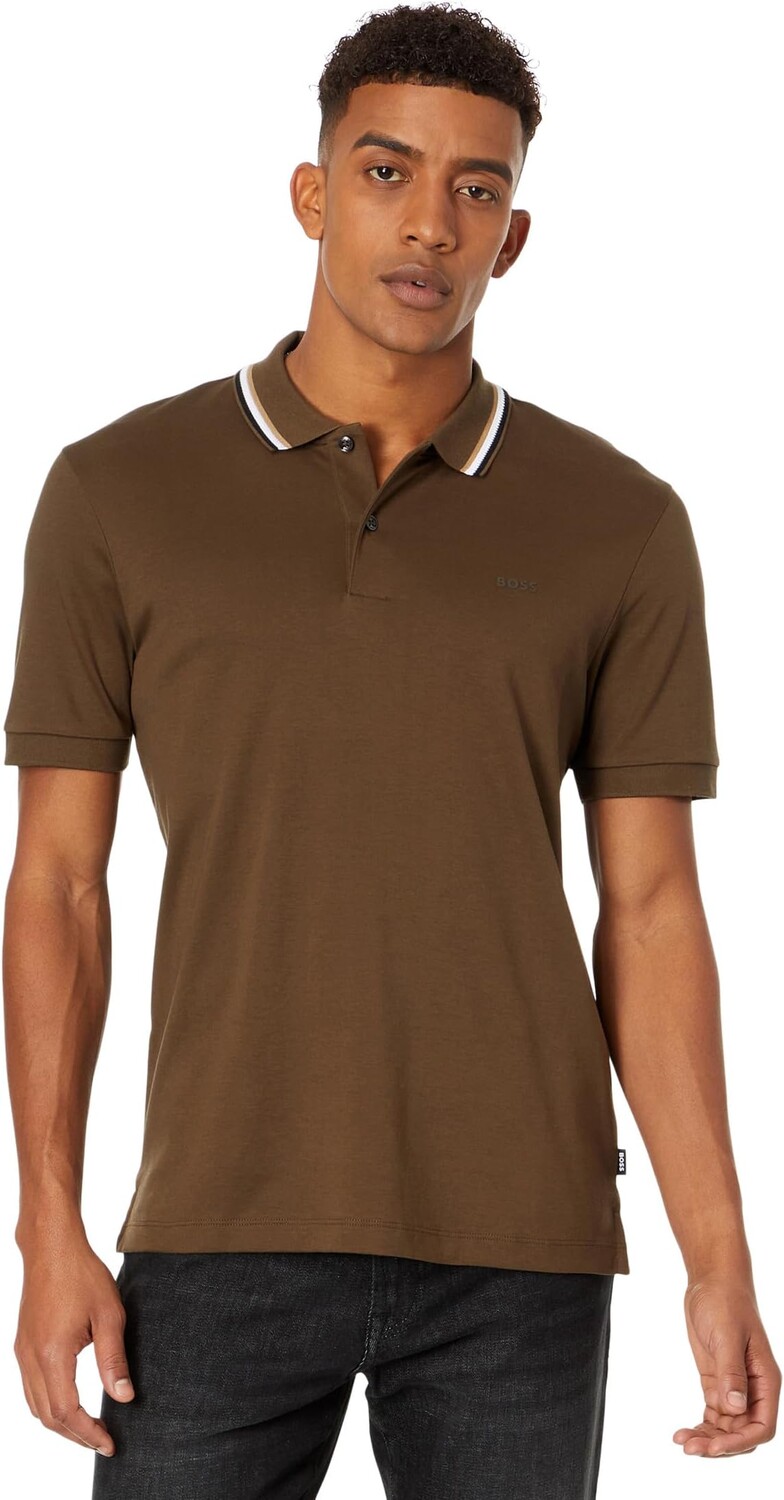 

Рубашка-поло Penrose 38 Polo Shirt BOSS, цвет Open Green