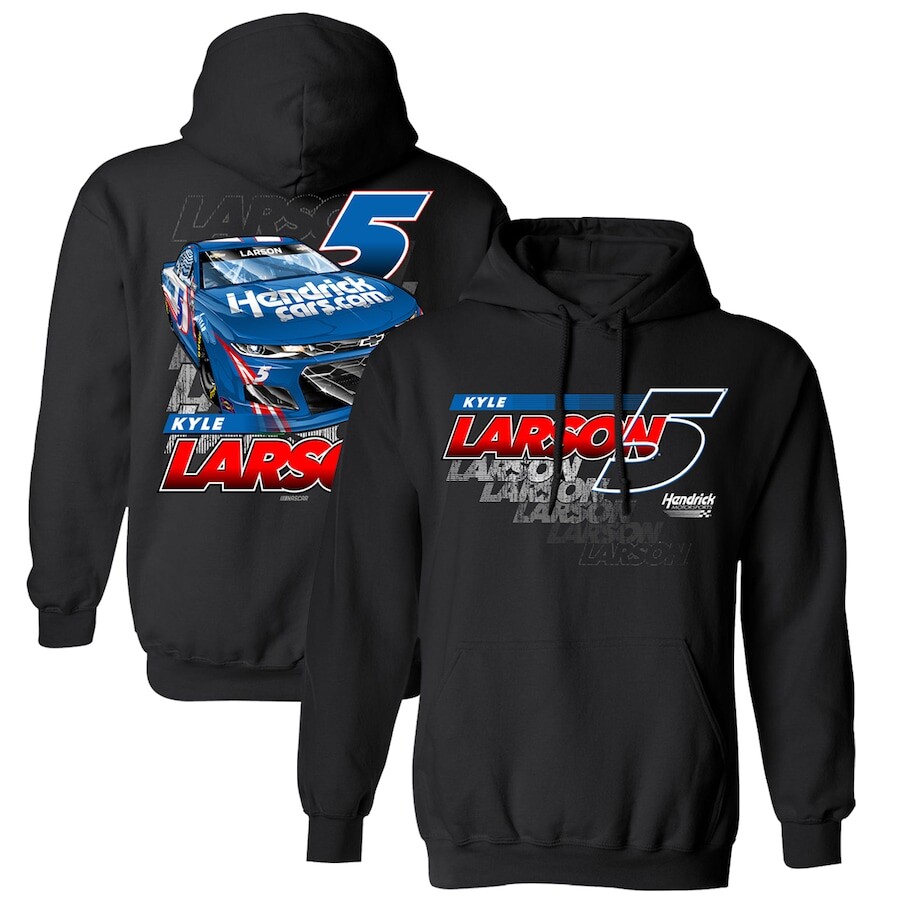 

Пуловер с капюшоном Hendrick Motorsports Team Collection Kyle Larson, черный