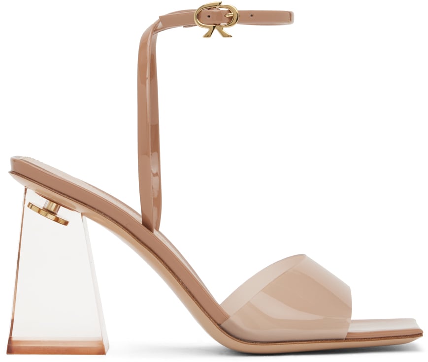 

Gianvito Rossi Tan Cosmic Сандалии на каблуке