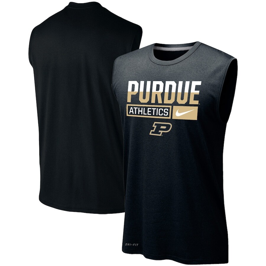 

Майка Nike Purdue Boilermakers, черный