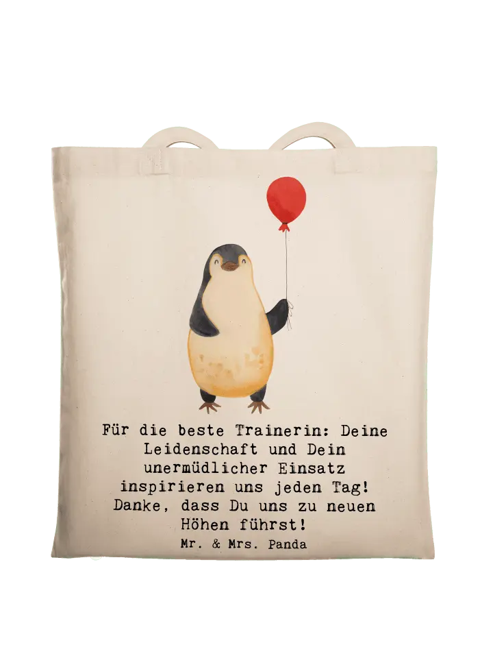 

Сумка для переноски Mr & Mrs Panda Turnen Trainerin, кремовый