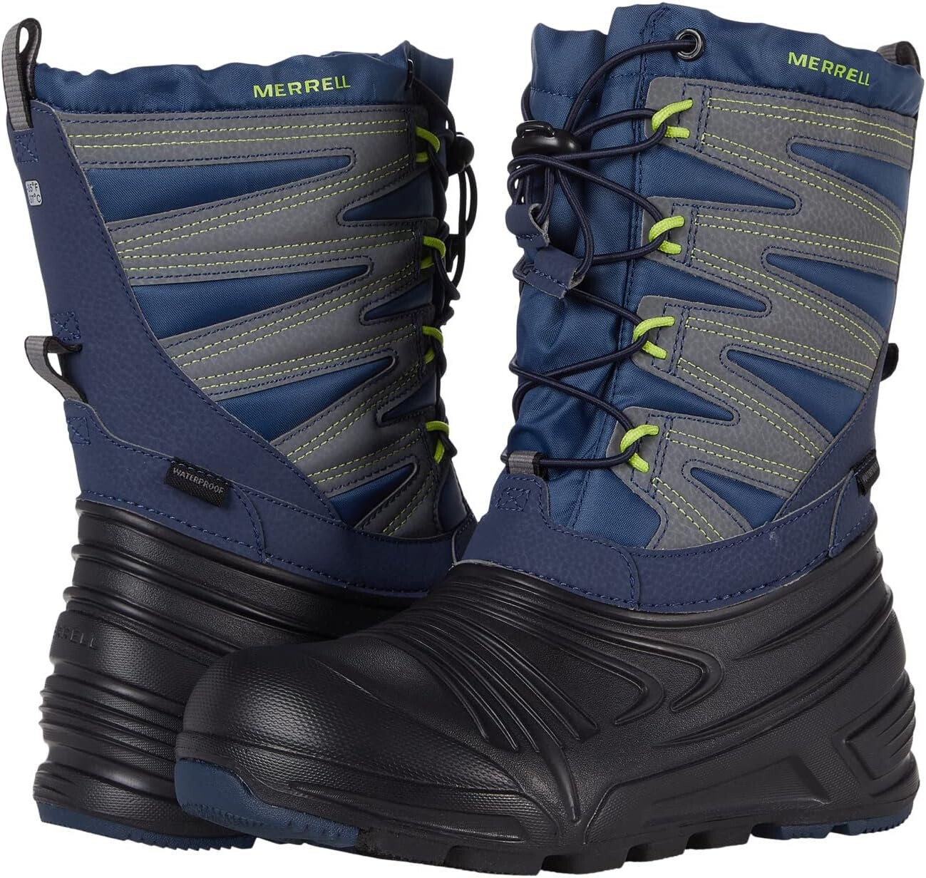 

Зимние ботинки Snow Quest Lite 3.0 Waterproof Merrell, цвет Navy/Black/Grey