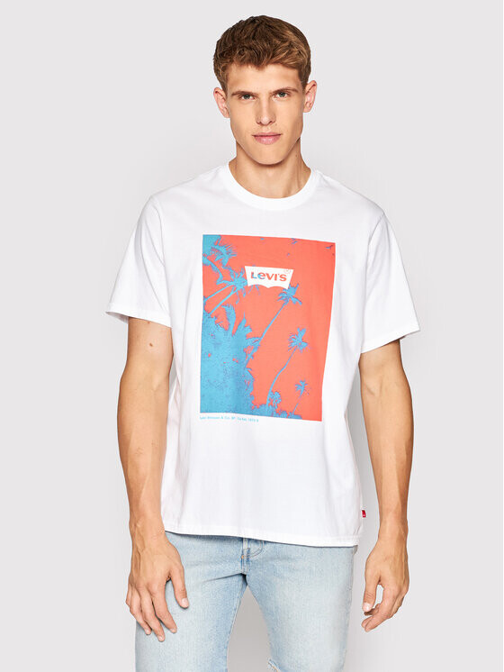 

Футболка свободного кроя Levi's, белый