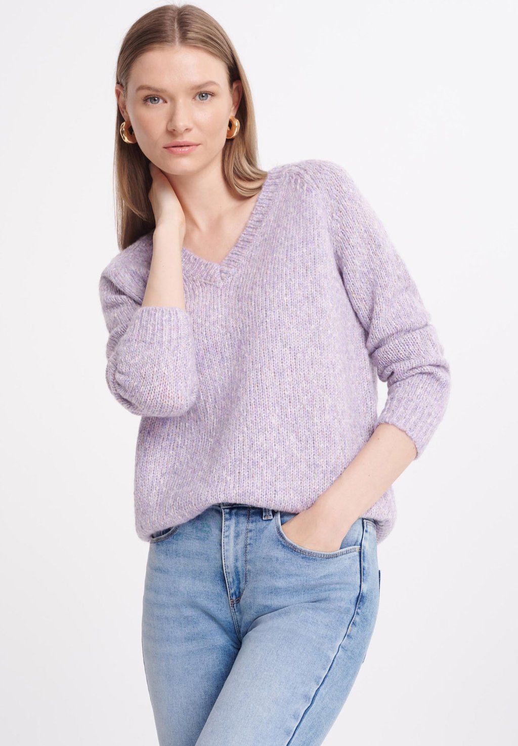 цена Вязаный свитер Greenpoint, цвет mauve