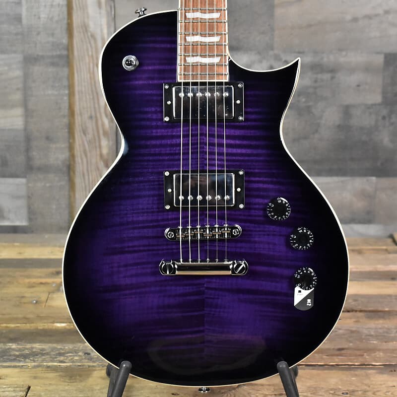 

Электрогитара LTD EC-256 - See Thru Purple Sunburst with Flamed Maple Top