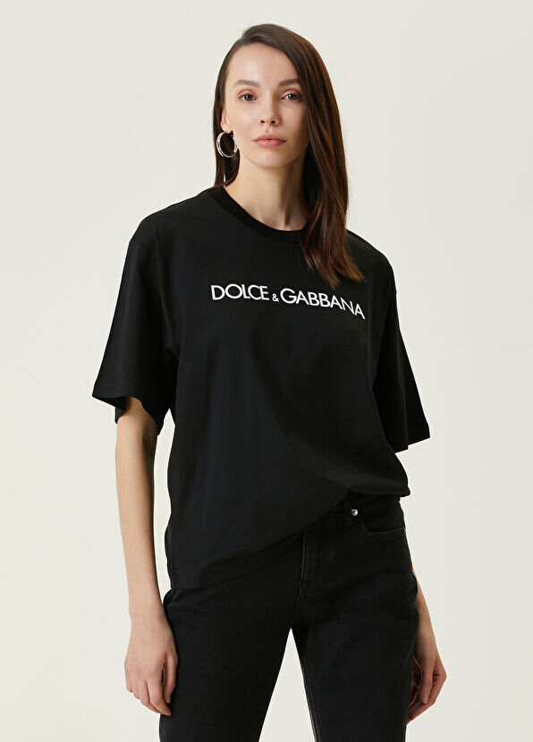 

Футболка с логотипом Dolce&Gabbana, черный