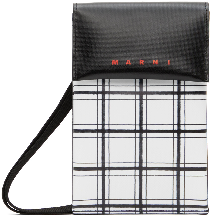 

Черно-белый чехол для телефона Tribeca Marni