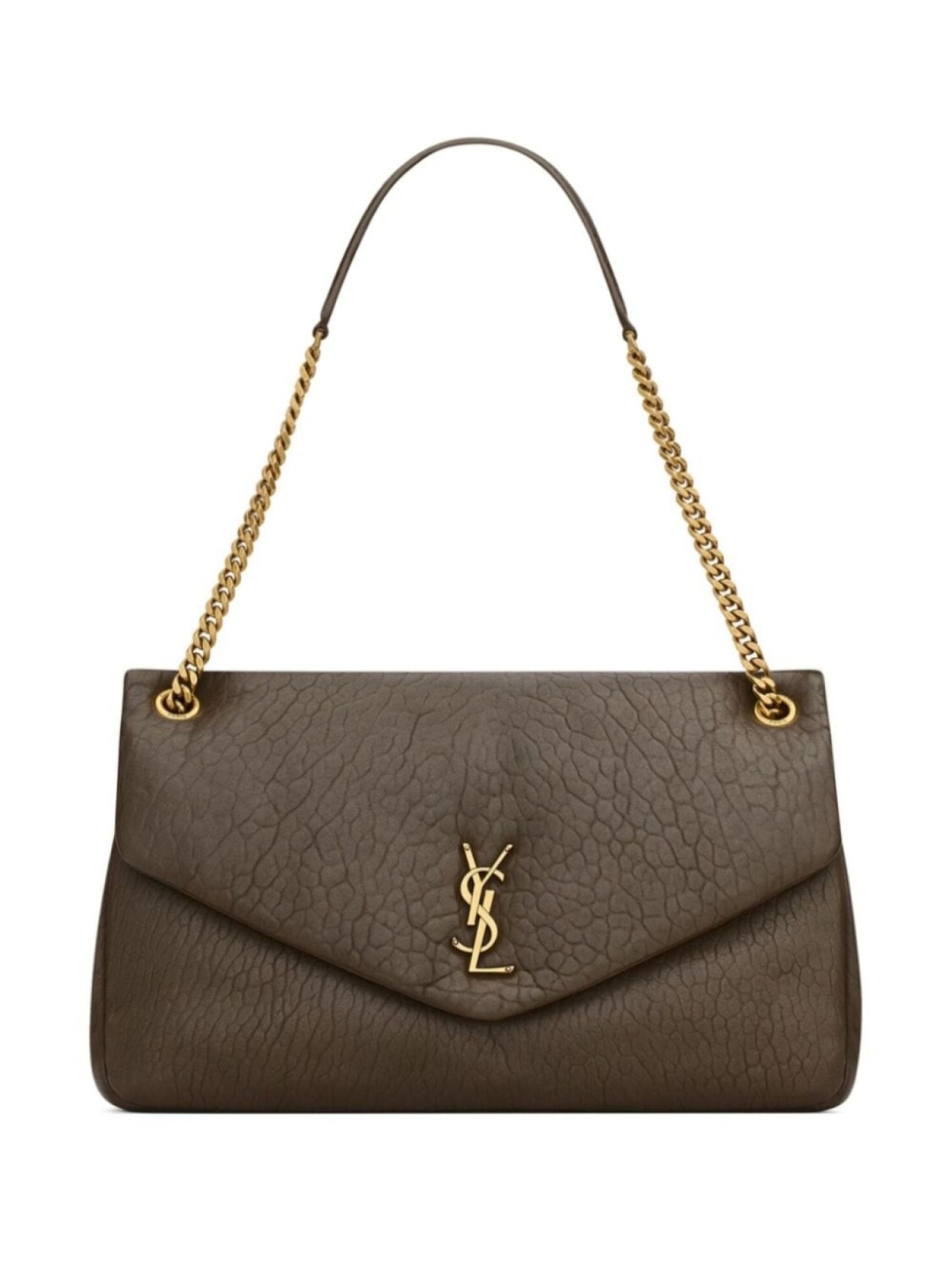 

Saint Laurent большая сумка на плечо Calypso, зеленый