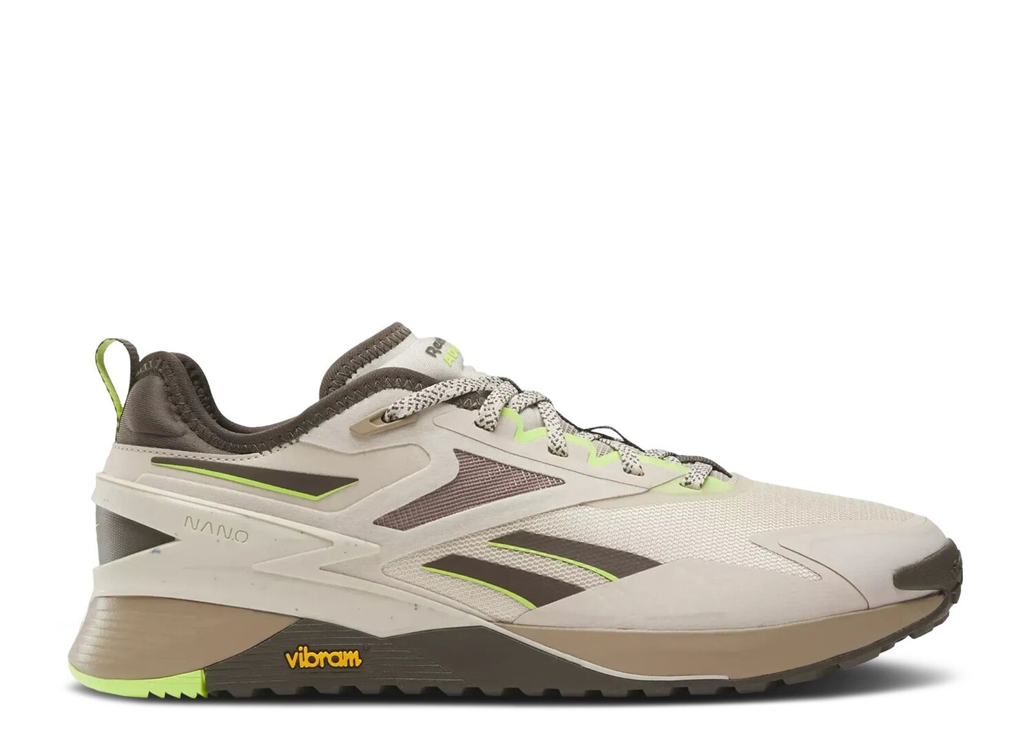 

Кроссовки Reebok Nano X3 Adventure 'Stucco Laser Lime', коричневый