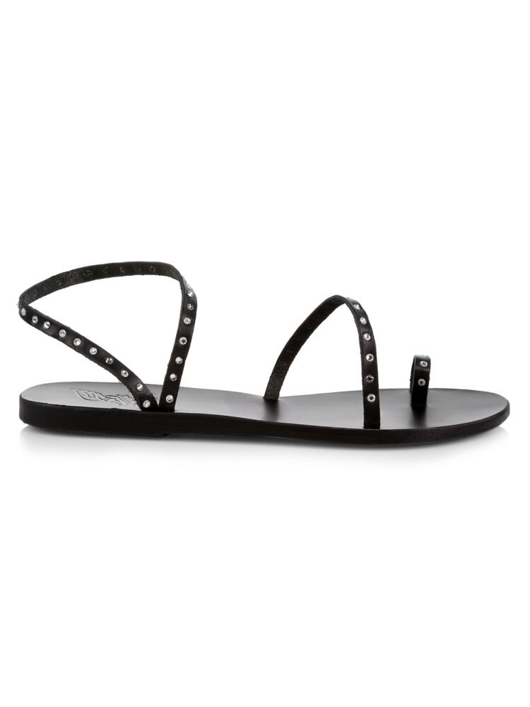 

Виниловые сандалии Apli Eleftheria, украшенные кристаллами Ancient Greek Sandals, черный