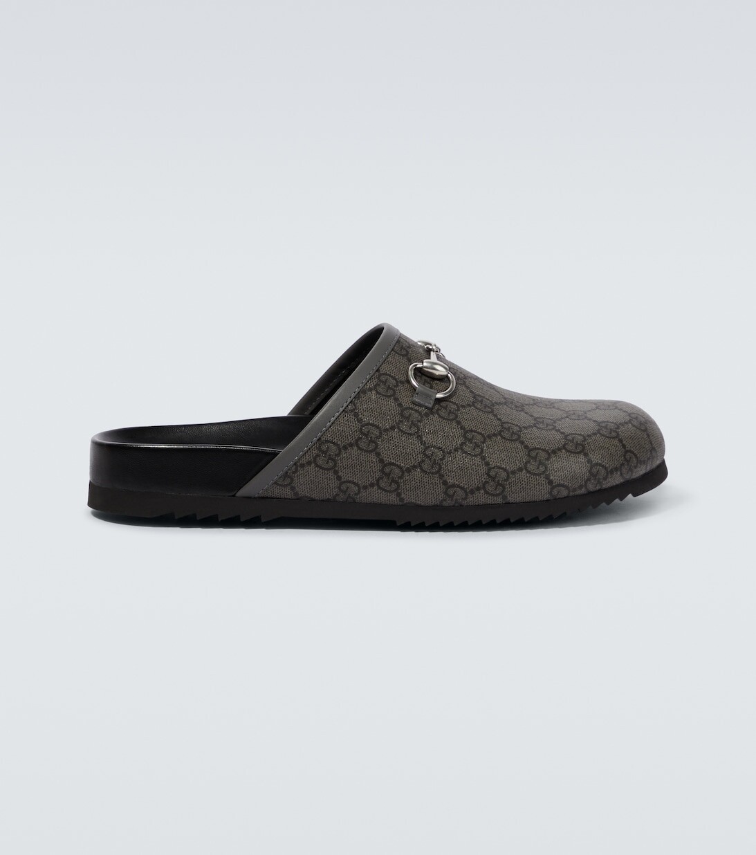 

Парусиновые мюли GG Supreme Gucci, серый