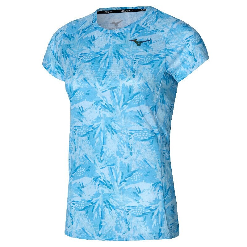 

Футболка Mizuno Two Loop Print, синий