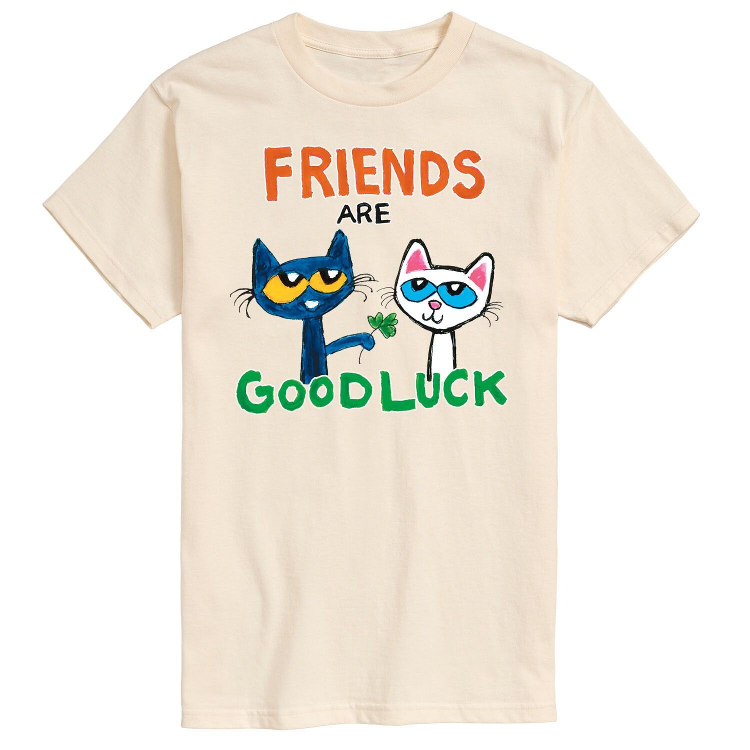 

Мужская футболка Pete The Cat Friends Are Good Luck Licensed Character