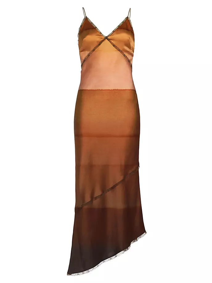 Платье-комбинация Martina с V-образным вырезом и градиентом Sir., цвет ombre