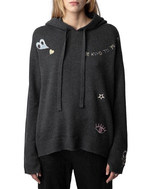

Кашемировый свитер Marky с капюшоном Zadig & Voltaire, цвет Green