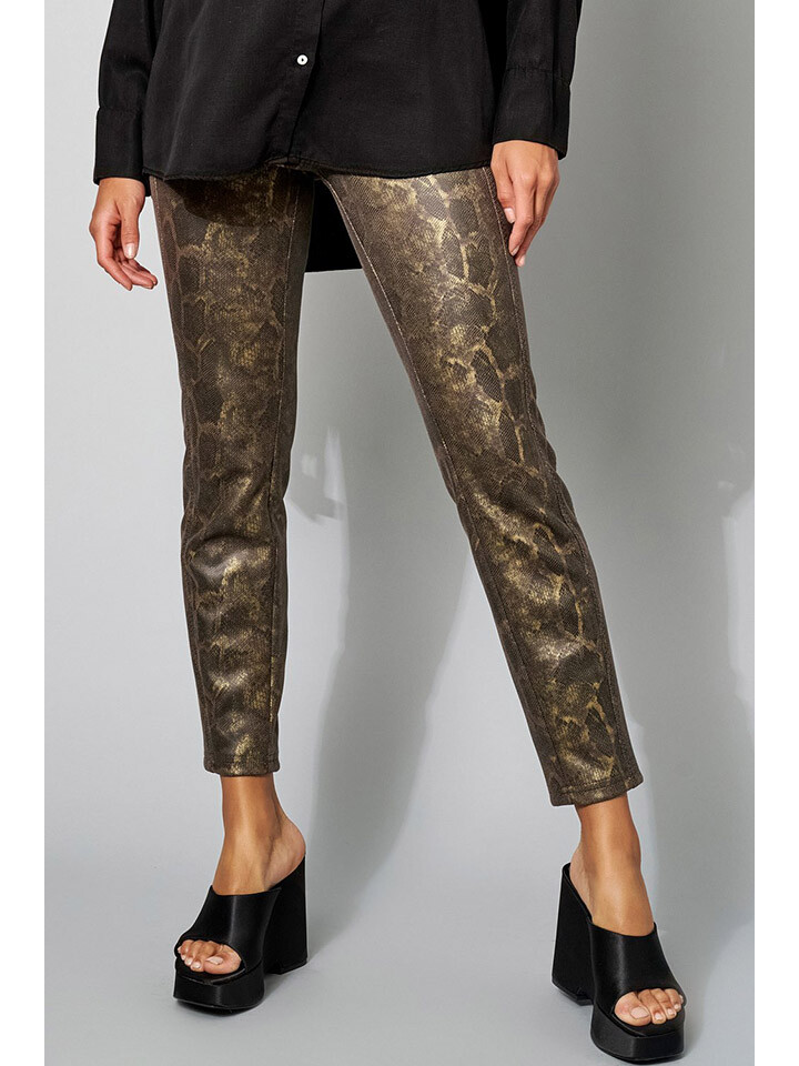 

Брюки Rosner Jeggings, коричневый