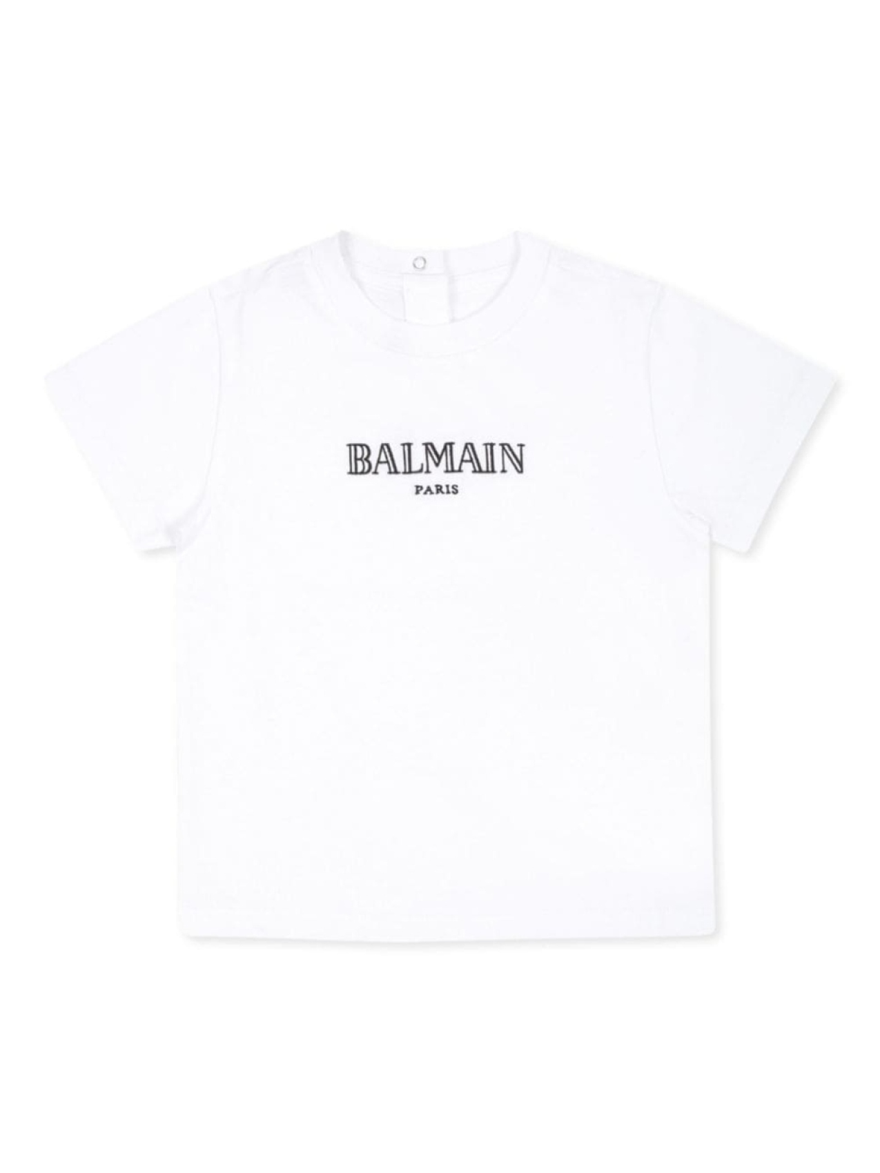 

Balmain Kids футболка из хлопка с логотипом, белый