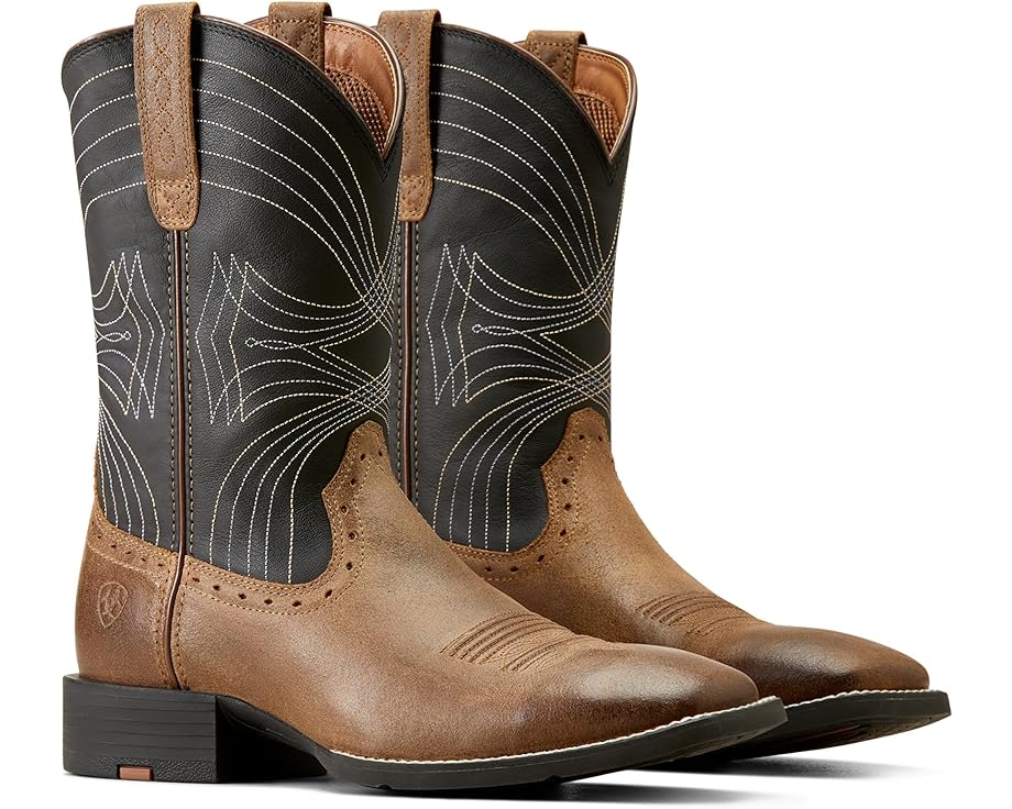 Ботинки Ariat Sport Wide Square Toe Western Boots, коричневый