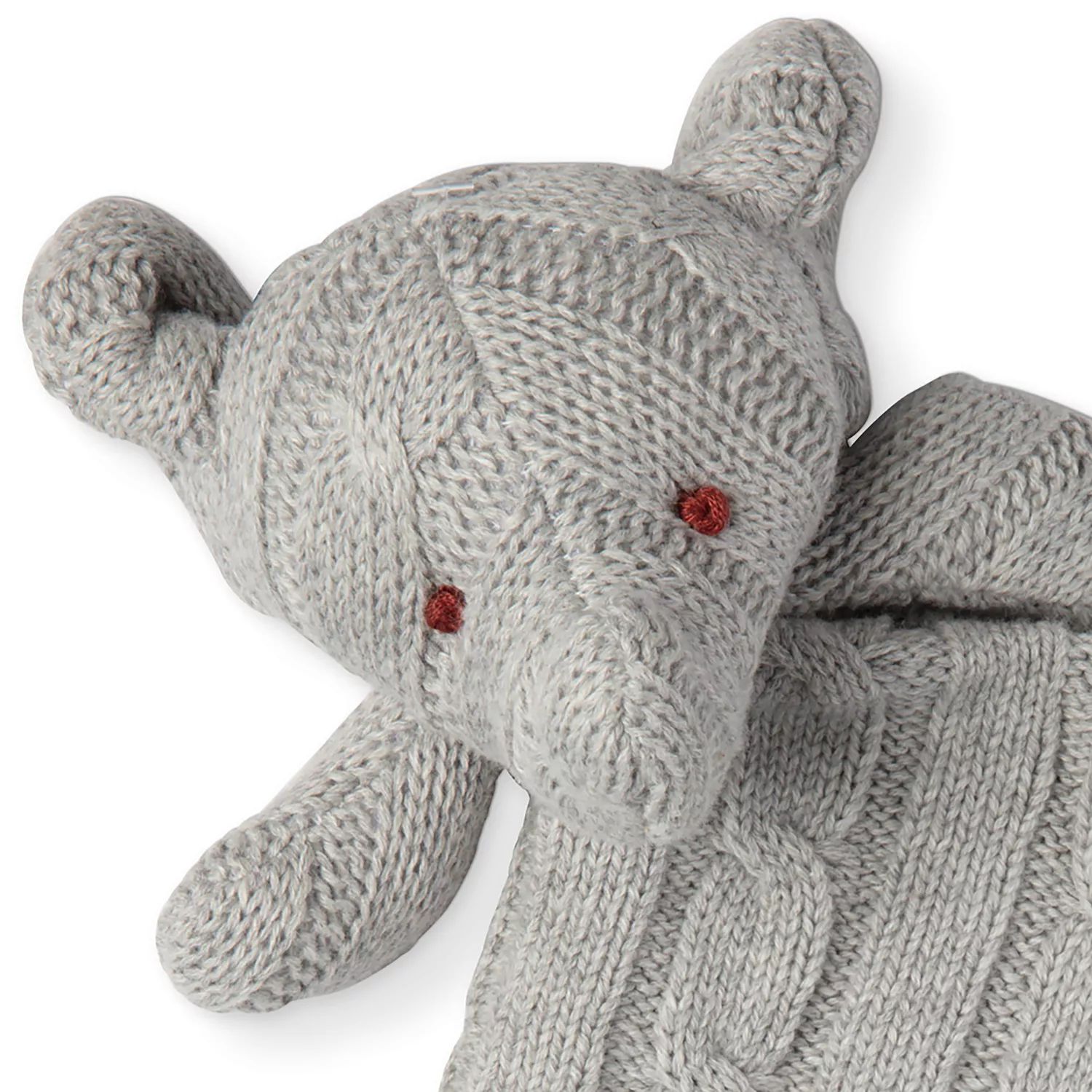 Вязаное защитное одеяло со слоном Baby Mode клавиатура baseus k01a tri mode baby pink b00955503413 00